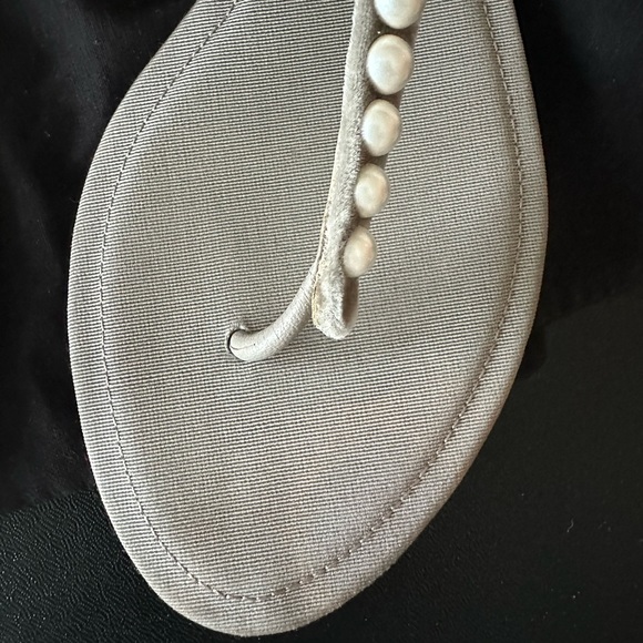 Chanel Velvet and Pearl Sandals, size 38/8 US - Picture 4 of 4